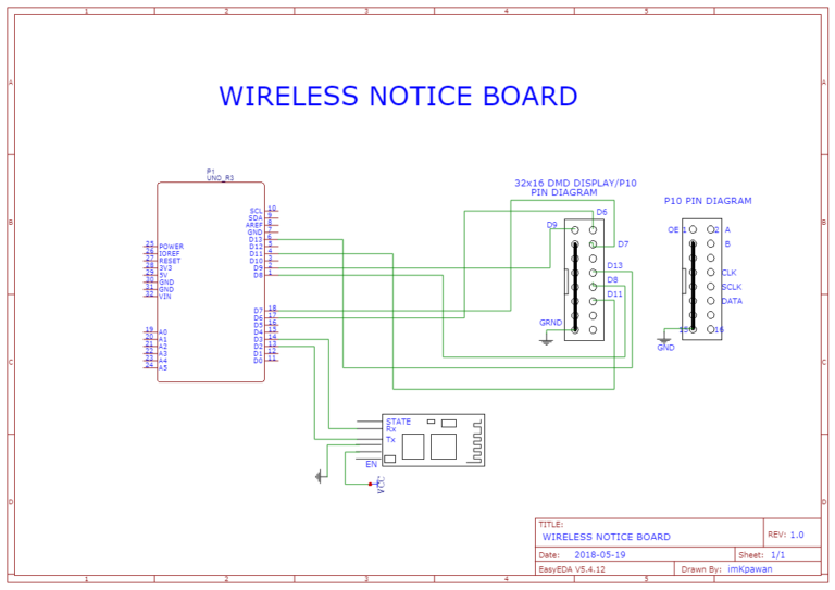 HC-05 Bluetooth Based Wireless Notice Board Using Arduino UNO ...