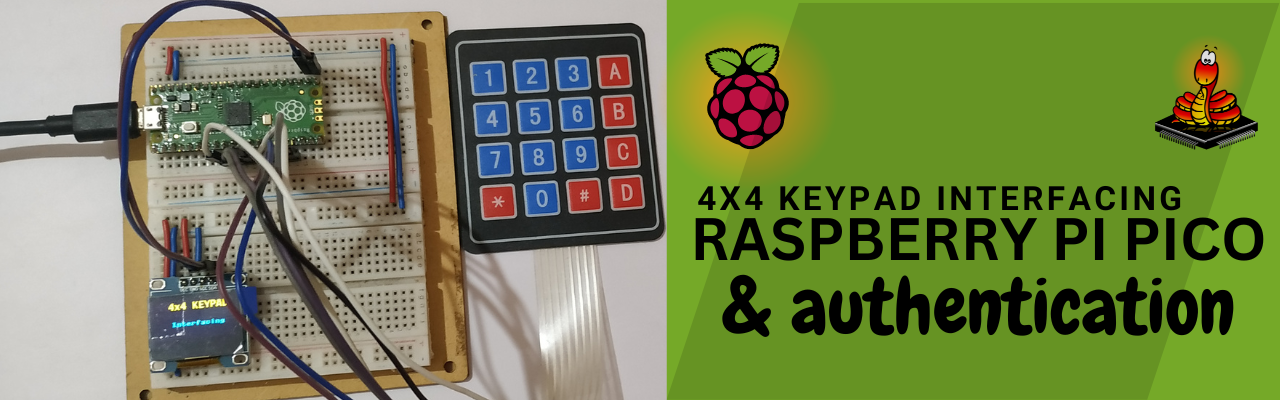 raspberry pi pico keypad interfacing